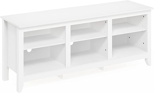 Miniatura 10 de Furinno Jensen - Soporte de TV con estante, 65 pulgadas, roble francés gris