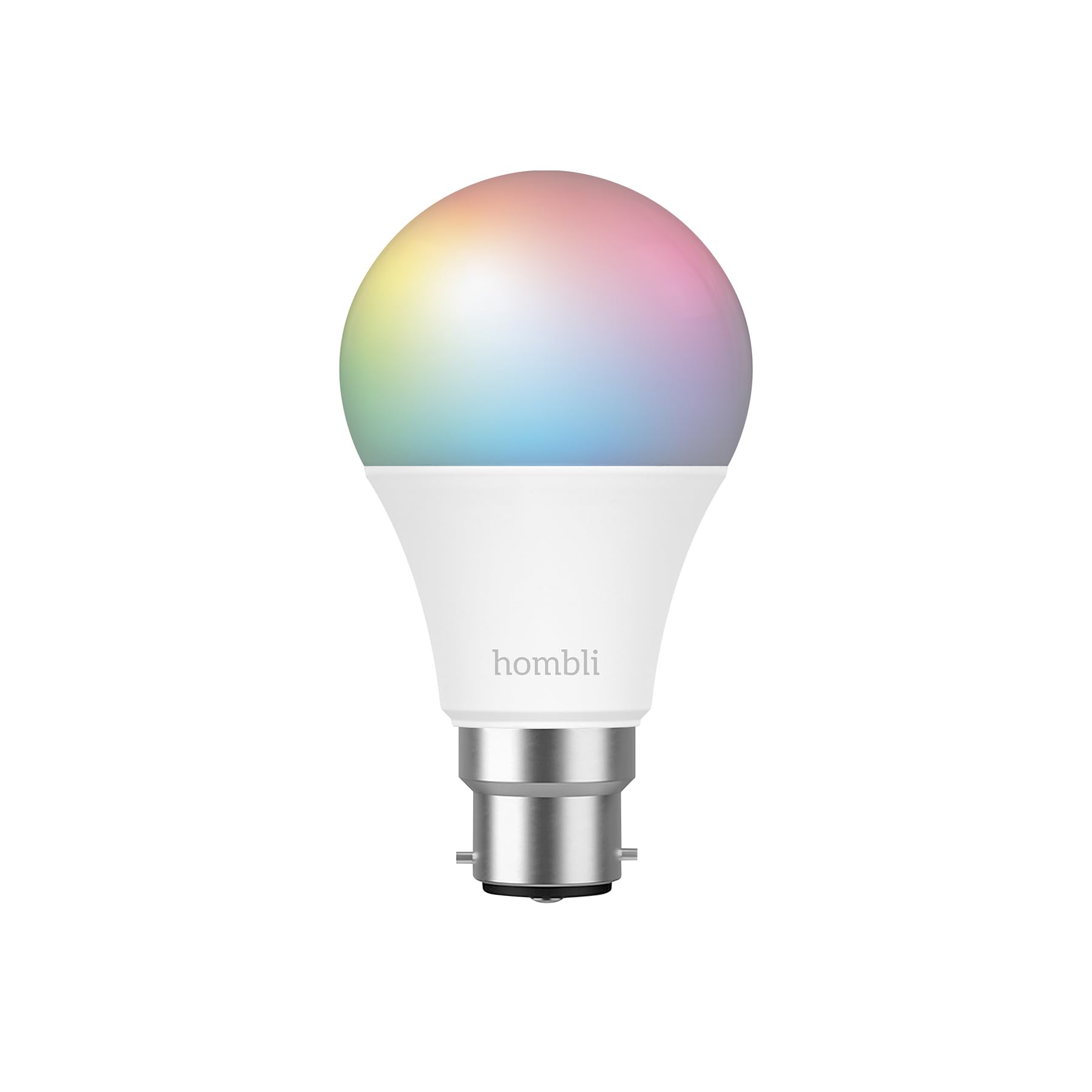 Smart Bulb (9W) RGB + CCT (Single) – Energy-Saving Multicolour LED Bulb (B22), Adjustable Brightness, Voice Control Compatible with Alexa/Google/Siri, No Hub Required, Tuya Smart Compatible