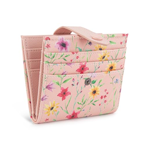 Image of Montana West X Wrangler Small Wallets for Women Ladies Girls RFID Minimalist Card Holder Billfold Thin Cash Wallet with Zipper Coin Pocket