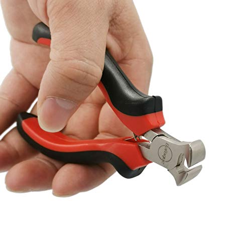 Effort Save Baroque Guitar Fret & Strings Nipper Cutter Flat Head Pliers Chrome Vanadium Steel Luthier Tools Hand Size (Guitar Strings Cutter)