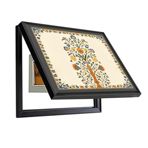 Image of PAINTINGMANTRA Customized Upload Your Painting or Photo Decorative Framed Wall Art Print Cover for Mcb Box, Electric Board, Meter Box Cover (Size: 17x13 Inch)