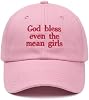 Sombrero de camionero bordado inspirado en conciertos para fans, regalo para mujeres y hombres, rosa 2