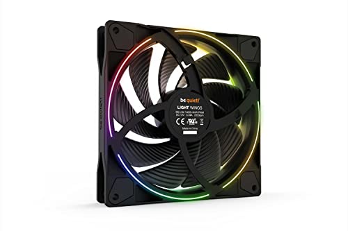 Image of be quiet! Light Wings 140mm PWM High Speed Low Noise Premium ARGB Cooling Fan | 4-Pin | Ideal for Radiators and Heat Sinks | Black | BL075