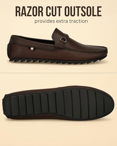 Image of Kraasa Men Premium Causal Loafers | Driving Loafers | Lighweight Slip-On's | Soft Cushioned Insole | Super Flexible, Comfortable for Men