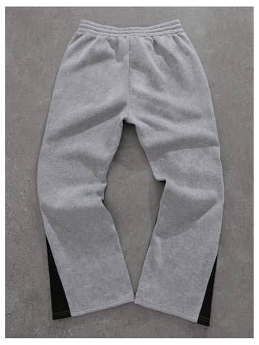 Milumia Men's Star Print Graphic Wide Leg Baggy Sweatpants Y2K Drawstring Track Pants Streetwear2