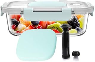 Simpler Pump Vacuum Glass Lunch Box -Microwave Oven Heating Glass Lunch Box For