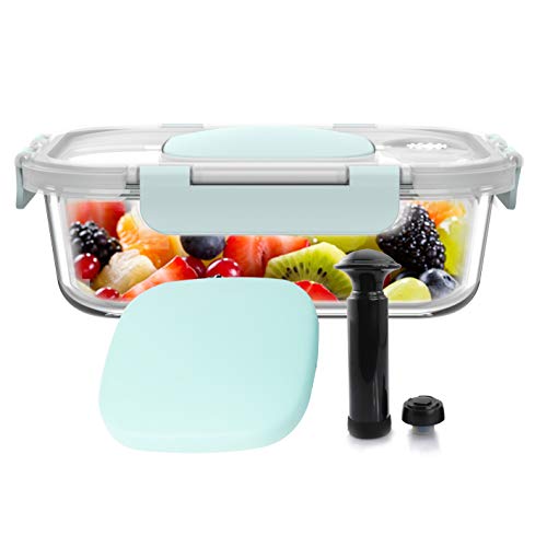 Simpler Pump Vacuum Glass Lunch Box -Microwave Oven Heating Glass Lunch Box For