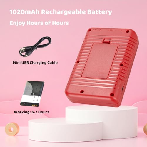 Kids Mini Handheld Games Console Built-in 400 Classic 8 Bit Retro NES Games, 2.8 Inch Screen, Rechargeable Battery, TV Video Output, Birthday Present for Boys Girls Adult - Image 5