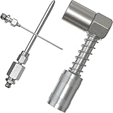 UTOOL Grease Gun Accessory Kit | 90 Degree Coupler, Needle Nozzle, Grease Injection Needle with Cap, for Hard to Reach Grease Zerk Fittings