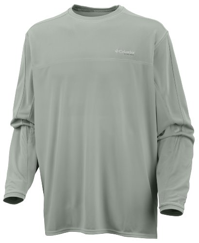 Columbia Freezer II - Camiseta de manga larga para hombre, color verde hoja de té, talla XL