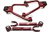 TruHart Adjustable Camber Kit (Front & Rear) for 03-08 350z Z33 Infiniti G35 Sedan 2003-2006, G35 Coupe 2003-2007 Front + Rear upper Camber kit Alignment Set Suspension