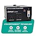LiteFuze 2000 Watt Voltage Converter Transformer Step Up/Down - 110v to 220v / 220v to 110v Power Converter - Fully USA Grounded Cord - Universal Outlet Socket, 2x US Outlets - CE Certified