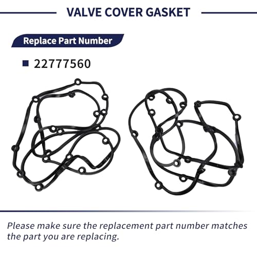Image of 22777560 Valve Cover Gasket Compatible with Volvo D13 Engines for Mack MP8 Engines Valve Cover Spacer Gaskets (2)