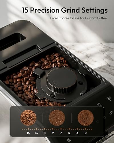 EUHOMY Fully Automatic Espresso Machine