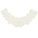 Flower Neckline Lace Collar Charming Sewing Applique Style Beige
