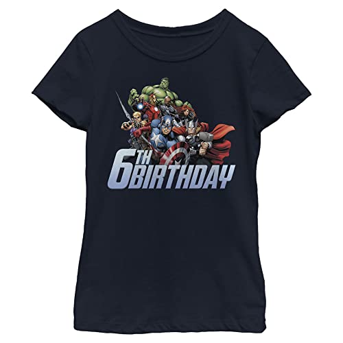 T-shirt Marvel Avengers 6 ans pour fille en coton confortable