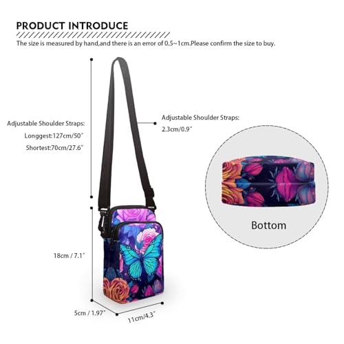 Image of Small Crossbody Purse for Women Kids Shoulder Messenger Bag