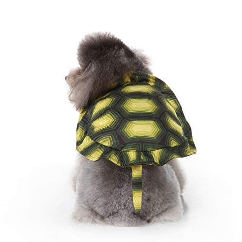 Ukcoco Pet Halloween Costume, Turtle Shell Backpack Funny Cosplay Clothes Photo Props For Dog Puppy #TOP6