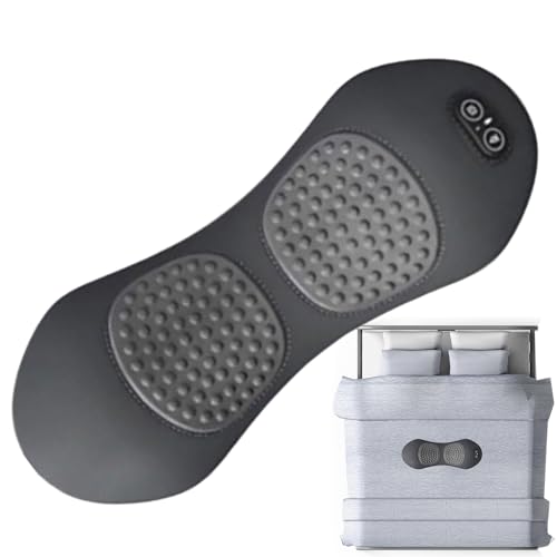 Almohada de Masaje para Soporte Lumbar | Cojín Eléctrico Térmico de Masaje para Zona Lumbar | Almohada Térmica de Memory Foam para Coche Oficina Sofá Silla de Estudio y Viaje