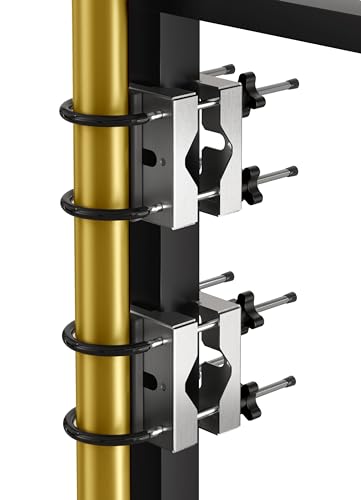 4smile Sonnenschirmhalter Balkongeländer SunnyEasy, 2er Set - Edelstahl Sonnenschirm Halterung Balkon - Flexible Schirmhalterung Balkongeländer ersetzt Sonnenschirmständer Balkon