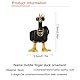 Jicyor Mittelfinger Ente, Wackeldackel fürs Auto Deko, Wackelfigur Auto Stinkefinger Mittelfinger Harz Ornament Lustige Mittelfinger-Entenstatue, Garten Decor Aesthetic Room Decor Ente (Schwarz)