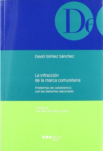 Portada de La infracción de la marca comunitaria: Problemas de coexistencia con los derechos nacionales