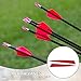 YELARXI Arrow Vanes Turkey Archery Arrows Feather Fletching, 5 Inch Right Wing Fit for Hunting Target Shooting (25Pcs Orange)
