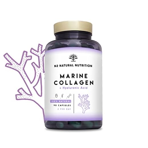 Marin kollagen hydrolysat kapslar högdoserad hyaluronsyra, vitamin C. Led- och hudvård, anti-åldring. Premium PEPTAN kollagen. 90 växtkapslar. CE. N2 naturlig näring