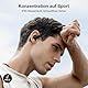 BlitzRock Open Ear Kopfhörer Kabellose Sport Bluetooth 5.4, Weichen und Bequemen, Reicher und Ausgewogener Klang, Stabiler Sitz, Klaren Anrufen, App-Steuerung, 32H Spielzeit, IPX5, Schwarz