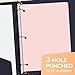 SUNEE Spiral Notebooks, 1-Subject, 5 Pack, College Ruled Paper, 8
