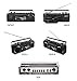 Riptunes Cassette Boombox, Retro Blueooth Boombox, Cassette Player and Recorder, AM/FM/SW-1-SW2 Radio-4-Band Radio, USB, SD, and Aux in, Black