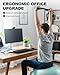 Trideer Exercise Ball Yoga Ball – Office Seating & Balance Ball Chair, Stability Ball for Pilates, Physical Therapy,Core Training & Balance Improvement & Stretching