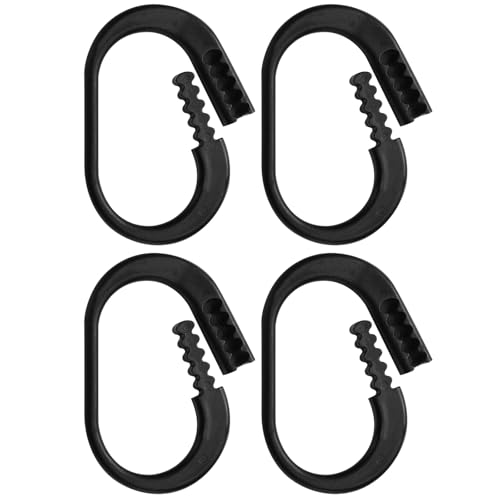 Shinylin 4 Pcs Protective Horse Blocker Tie Multi-Purpose Horse Clip Portable Versatile and Reusable Tie with Quick Release Under Heavy Pressure Design for When Secure is a Concern