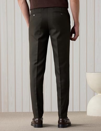 Image of Amazon Brand - Symbol Men Relaxed Smart Casual Trouser (Fully Elasticated Waistband | Polyester Blend | Pants)