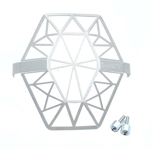 Couvercle grille phare pour SUPER SOCO TS 2022 en métal noir - Protection moto durable