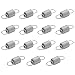 Bettomshin Extended Compressed Spring Wire Diameter 0.02 inches, OD 0.20 inches, Free Length 0.59 inches Stainless Steel Tension Spring 15Pcs