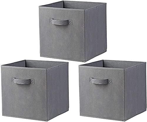 Foldable Cloth Storage Cube Basket Bins Organizer Containers Drawer (3)