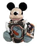 Northwest Cleveland Football Browns Mickey Mouse 40x50 Throw and Hugger Character Plush Set