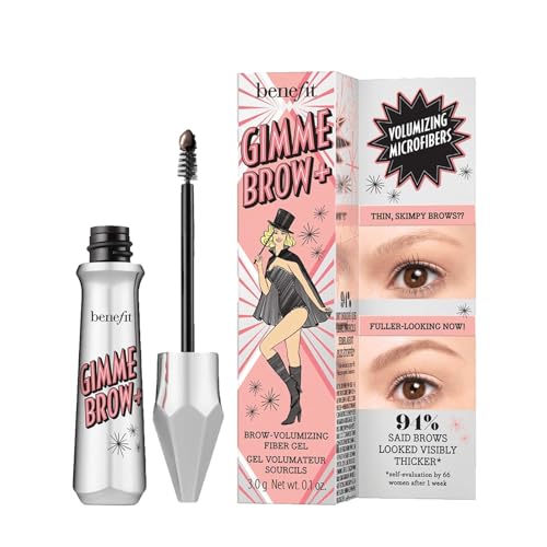 Gimme Brow Volumizing Eyebrow Fibre Gel, Brow Gel For Fuller, Natural-Looking, And Long-Lasting Brows, Lightweight Formula, Water-Resistant, 3.75 Warm Medium Brown, BNIB,3.0g