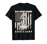 United States Coast Guard Auxiliary USCG AUX Veteran Dad T-Shirt