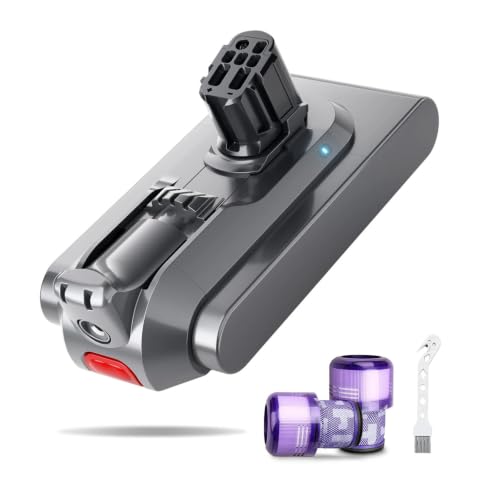 Batería v12 compatible con Dyson de 8.0ah con celdas de litio de larga duración de 25.2v 4