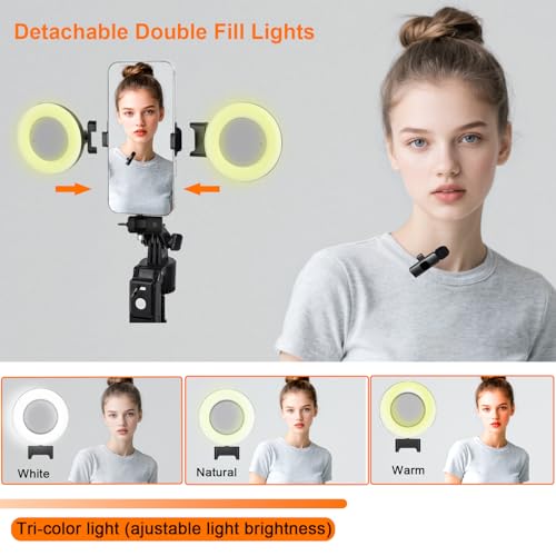 Kit vlogging iPhone Android GoPro con trípode automático y control remoto 3
