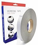 modern teknik tekstil Iron on Hemming Tape Double Sided Heavyweight 0.55 in x 55 yd - No Sew Hem Tape for Curtains, Denims, Thick Fabric - Extra Strong Stitch Witchery - Breathable, Durable, Washable