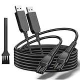 Amzpas Caricabatterie da 15 V per Philips Norelco HQ8505 3000 5000 6000 7000 9000 Series, Multigroom MG5750 MG7750 MG7770 MG7790 QP6531 QP6510 QP6520 (Non adatto per rasoio elettrico per 5 V/8 V