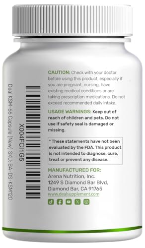 DEAL SUPPLEMENT Ashwagandha Supplement