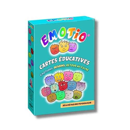 Jeu des émotions | Cartes pédagogiques pour Apprendre à gérer Ses émotions | 48 Cartes avec 3 thèmes: Les...