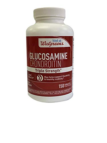 Walgreens - Glucosamine Chondroitin Triple Strength - 150 Tablets - 75 Day Supply