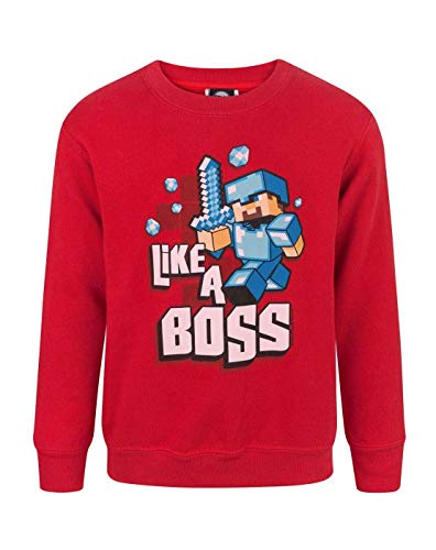 Preisvergleich Produktbild Minecraft Like a Boss Jungen Pullover (7-8 years)