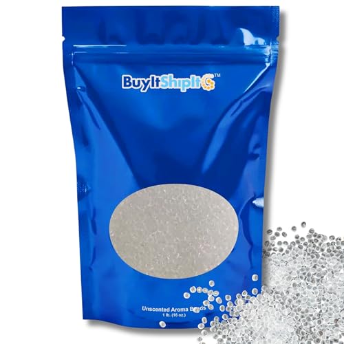 Buyitshipit - Prime Unscented Aroma Beads - Premium Fragrance Absorption and Long-Lasting Scents for Crafts & Projects - 1lb Bag