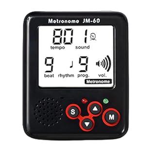 Professional small digital metronome, universals for most instruments that need rhythm or tempos, easy to use This a small metronome that even with its small size produces a clear loud sound for convenientusage Clear LCD display and indicators light,...